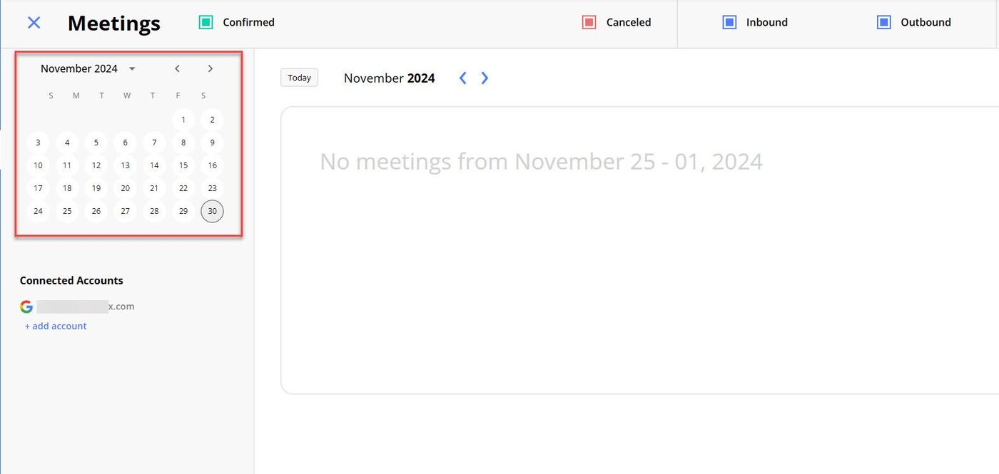 View Meetings in Sidekick AI