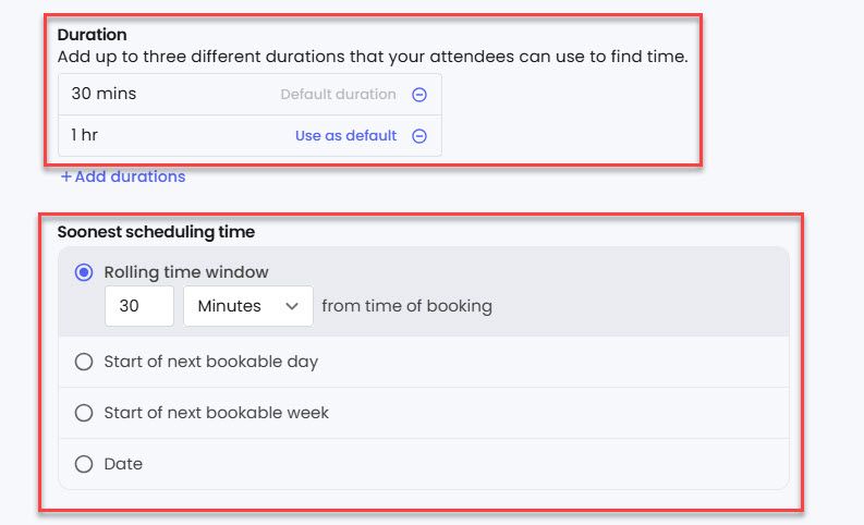 Set Meeting Duration in Reclaim AI
