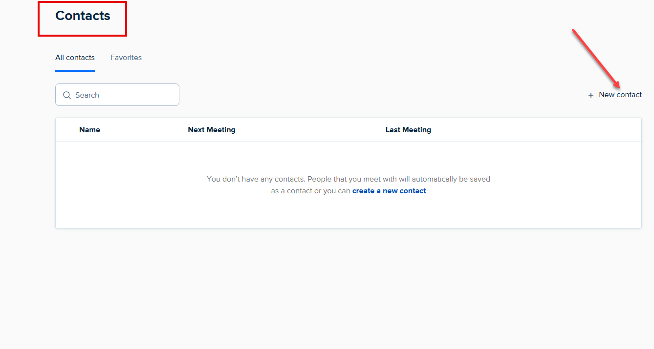 Create New Contact in Calendly