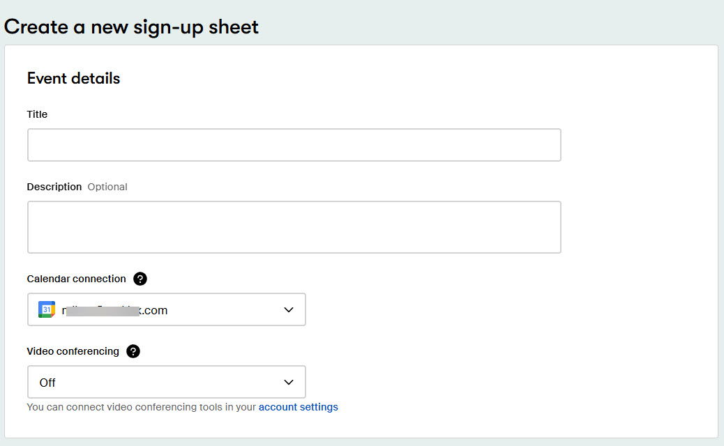 Create Sign Up Sheet in Doodle Scheduling Software