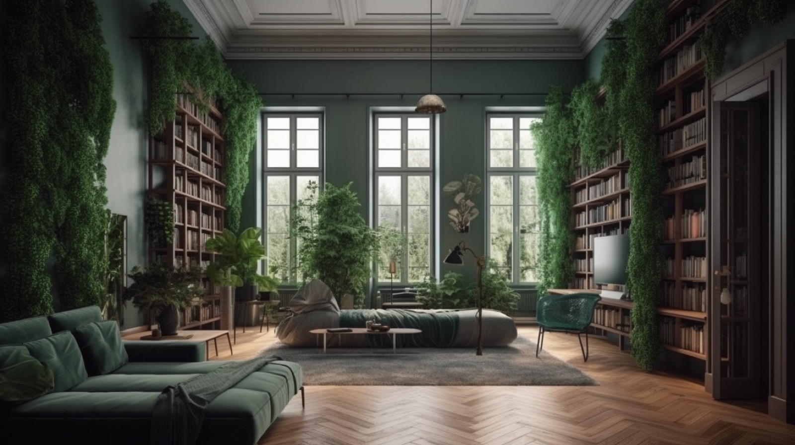 70s style mall interior