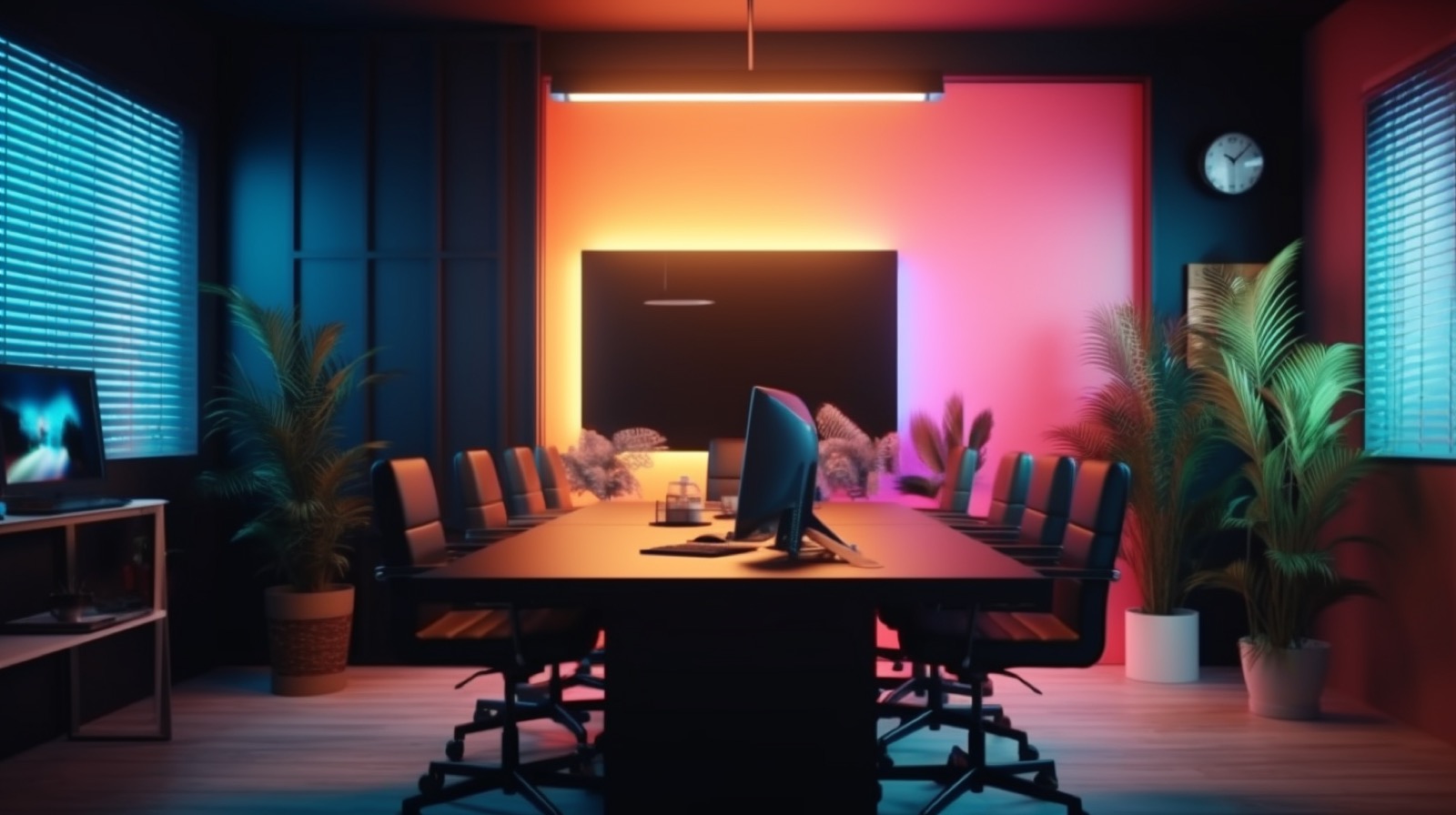 Professional home office setup